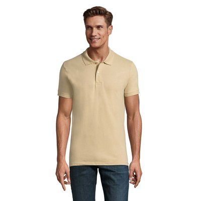 Polo Piqué Manga Corta Hombre Sand S