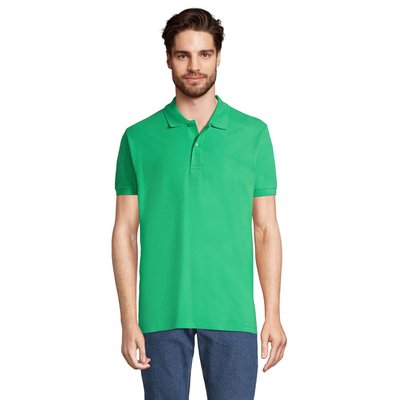 Polo Piqué Manga Corta Hombre Verde Primavera 3XL