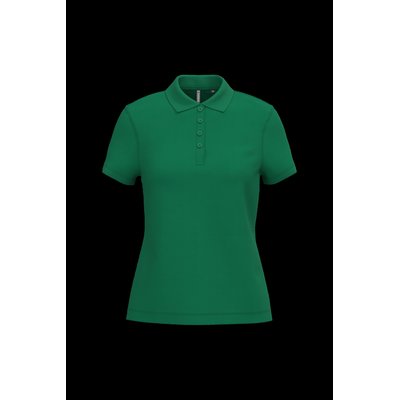 Polo piqué de manga corta de mujer Kelly Green M