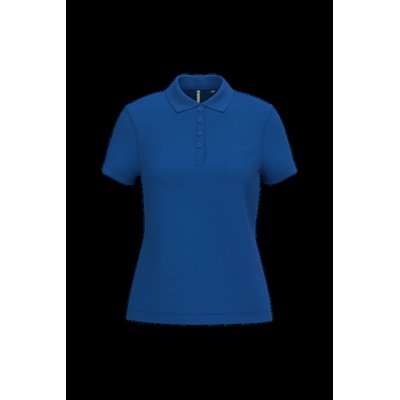 Polo piqué de manga corta de mujer Royal Blue M