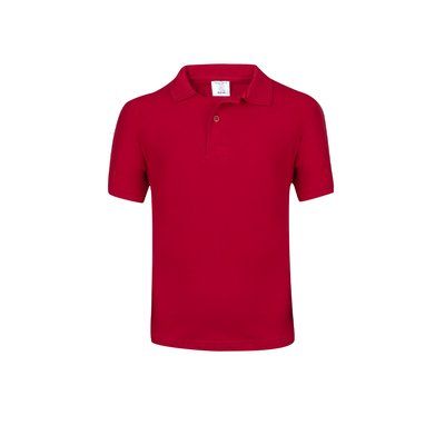Polo Piqué Niño 180g/m2 Roj S