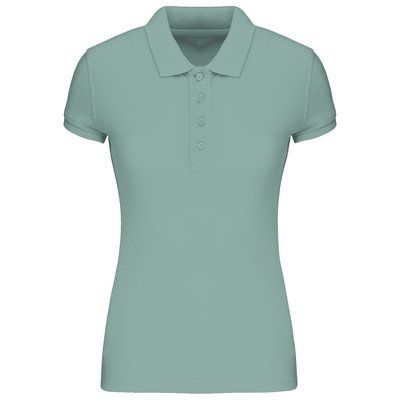 Polo piqué orgánico mujer ajustado Sage S