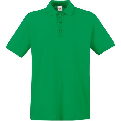 Polo Premium 100% algodón piqué Kelly Green 3Xl