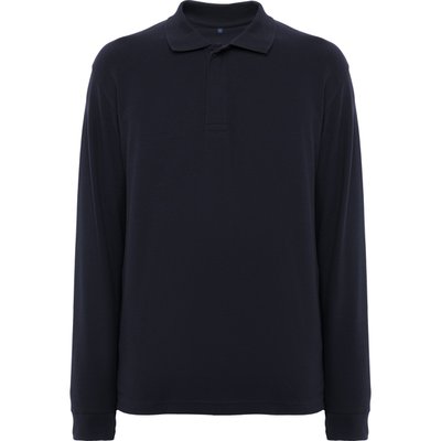 Polo con Puños y Tapeta de Velcro Marino 3XL