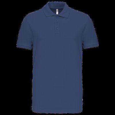 Polo de punto piqué manga corta Deep Blue S