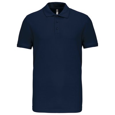 Polo de punto piqué manga corta Navy L
