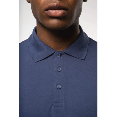 Polo de punto piqué manga corta