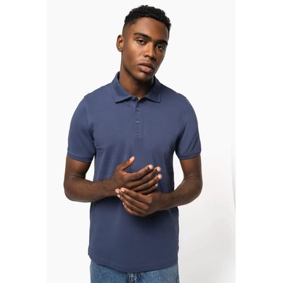 Polo de punto piqué manga corta