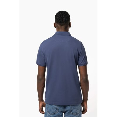 Polo de punto piqué manga corta