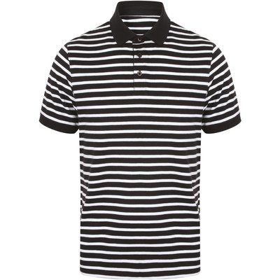 Polo a rayas 100% algodón Navy / White S