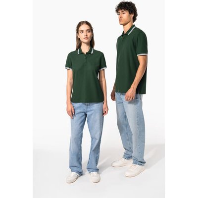 Polo a rayas mujer manga corta