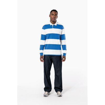 Polo a rayas unisex Manga Larga