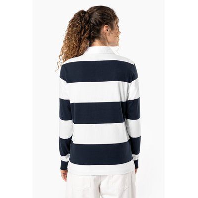 Polo a rayas unisex Manga Larga