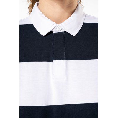 Polo a rayas unisex Manga Larga