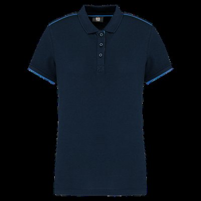 Polo ropa profesional mujer Navy / Light Royal Blue Xxl