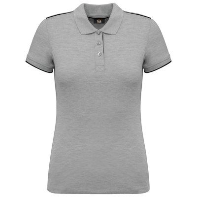 Polo ropa profesional mujer Oxford Grey / Black M