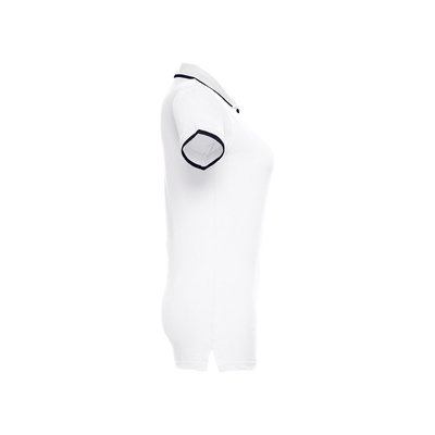 Polo slim fit mujer bicolor