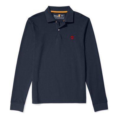 Polo slim manga larga Dark Sapphire Xxl