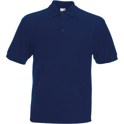 Polo tapeta con tres botones Navy 3XL
