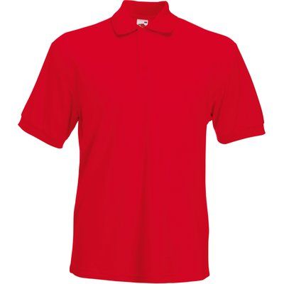 Polo tapeta con tres botones Red 3XL