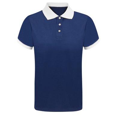 Polo técnico bicolor transpirable Bla S
