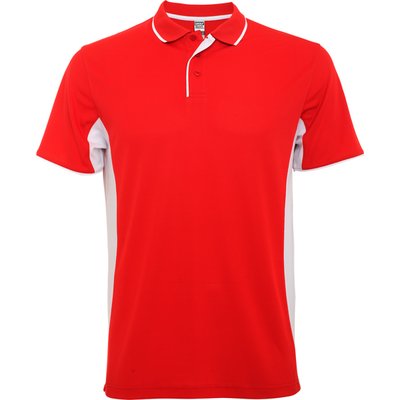Polo técnico para deporte ROJO/BLANCO L
