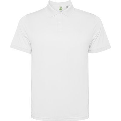 Polo técnico manga corta con corchetes Blanco S