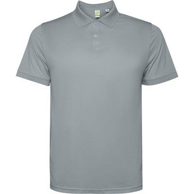 Polo técnico manga corta con corchetes Gris 2Xl