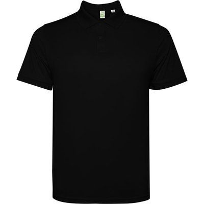 Polo técnico manga corta con corchetes Negro 2Xl