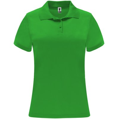 Polo técnico de manga corta para mujer VERDE HELECHO L