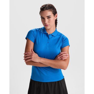 Polo técnico de manga corta para mujer