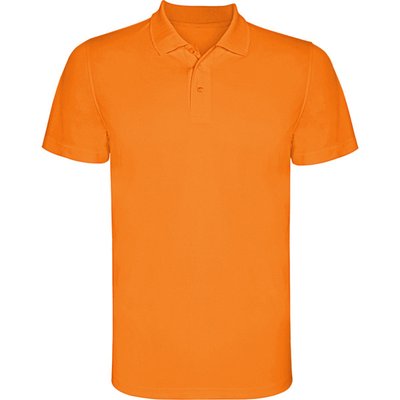 Polo Técnico Manga Corta NARANJA FLUOR 3XL