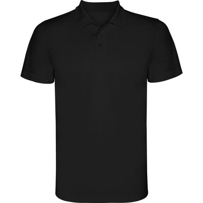 Polo Técnico Manga Corta Negro 8