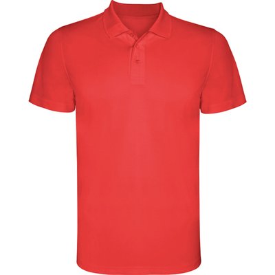 Polo Técnico Manga Corta Rojo L