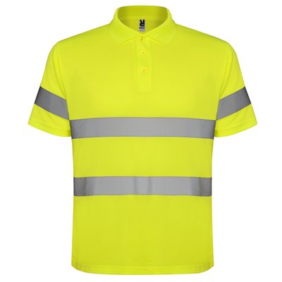 Polo Técnico Reflectante Anti Enganches Amarillo Fluor M