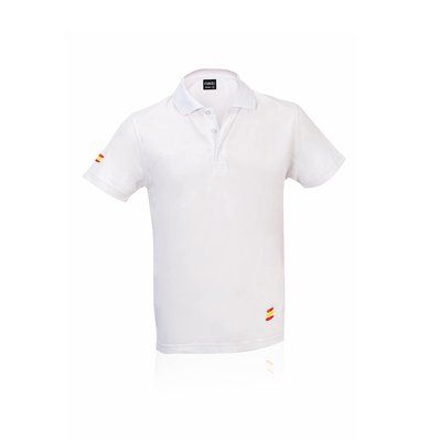 Polo Transpirable con Bandera Bla XL