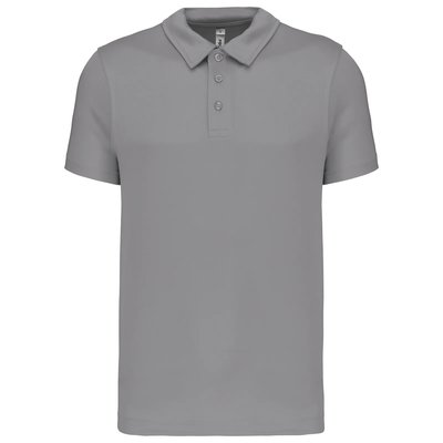 Polo transpirable hombre manga corta Fine Grey Xl