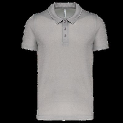 Polo transpirable hombre manga corta Grey Melange Xs