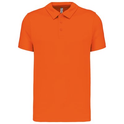 Polo transpirable hombre manga corta Orange Xs