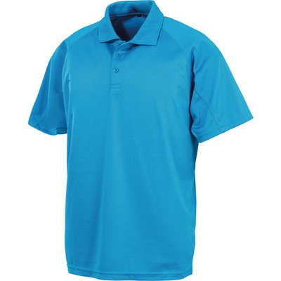 Polo transpirable de secado rápido Ocean Blue M