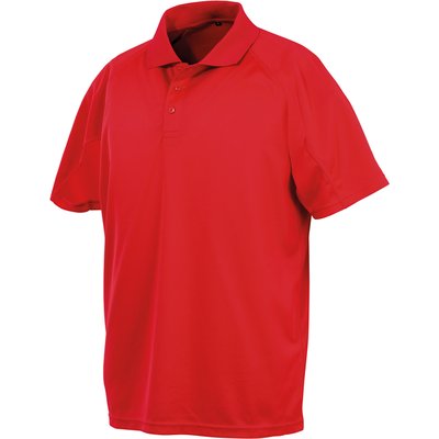 Polo transpirable de secado rápido Red M