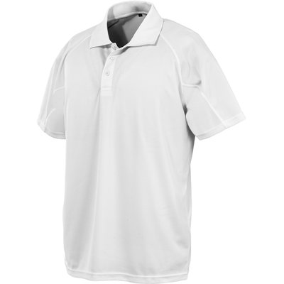 Polo transpirable de secado rápido White XS
