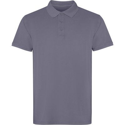 Polo unisex 100% algodón Gris Cielo Lavado 2Xl