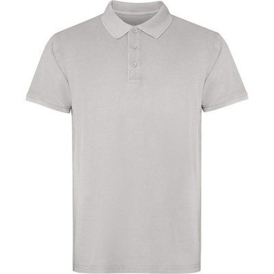 Polo unisex 100% algodón Gris Piedra Lavado L
