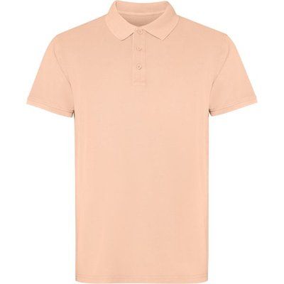 Polo unisex 100% algodón Papaya Claro Lavado M