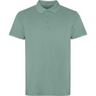 Polo unisex 100% algodón Verde Pato Lavado M