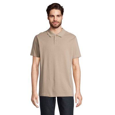 Polo unisex de algodón peinado Cuerda S