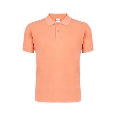 Polo Unisex de Algodón Peinado con Efecto