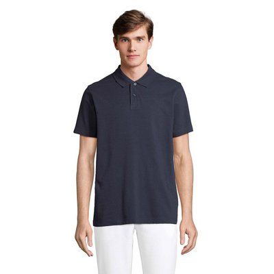 Polo unisex de algodón peinado French Marino S