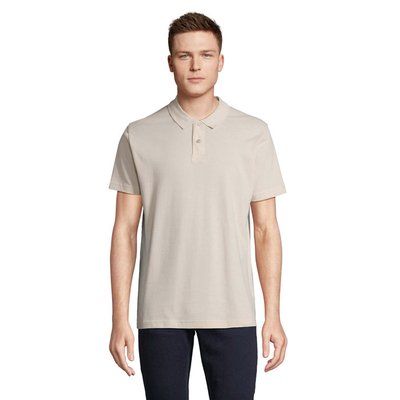 Polo unisex de algodón peinado Linen Twin M